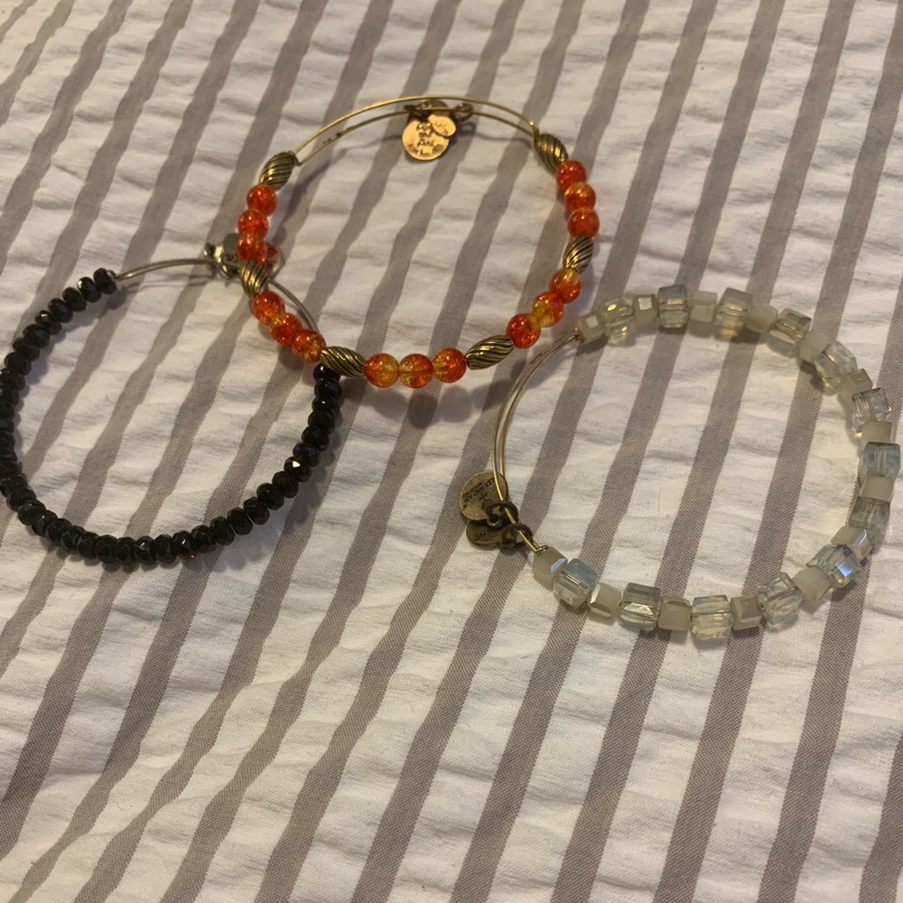 3 alex and ani bracelets